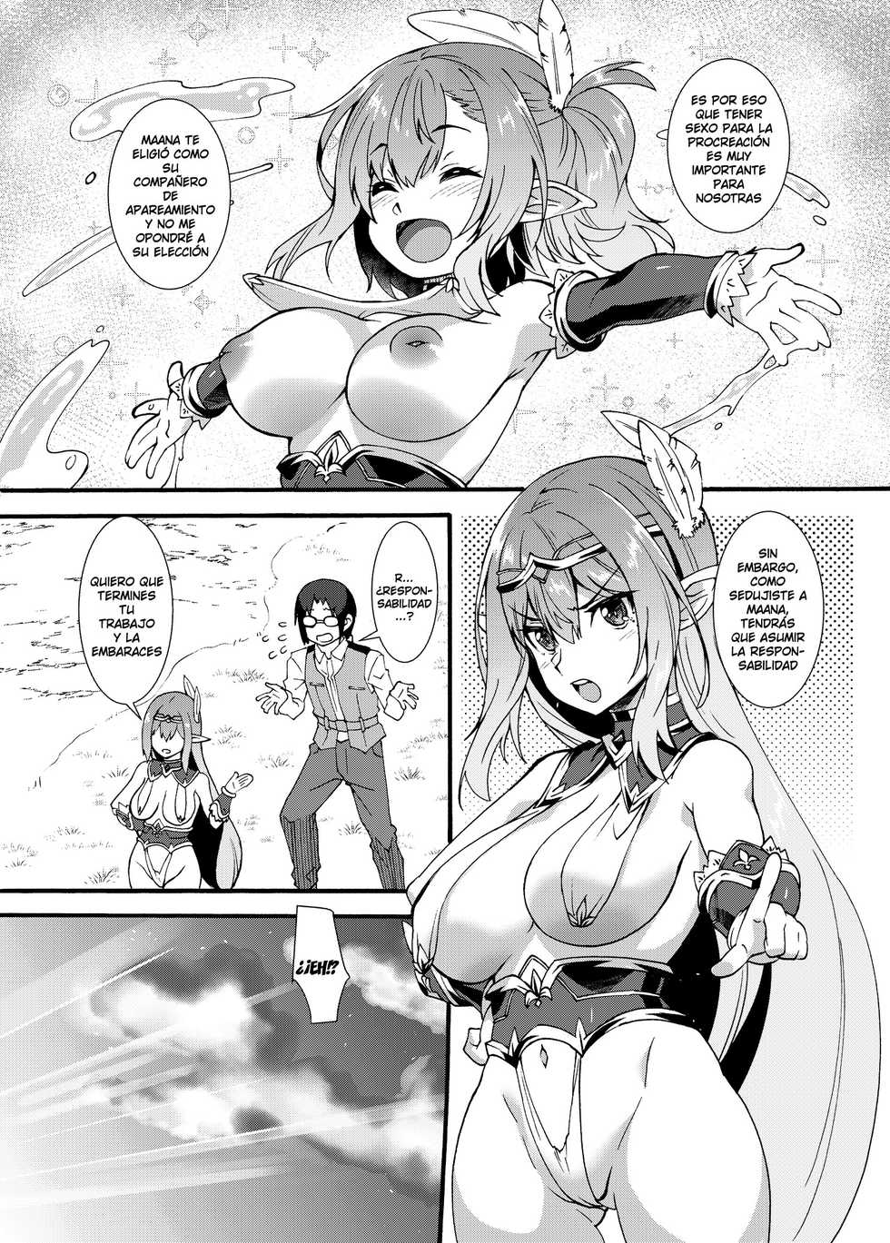 [Makuu Gundan (Shinozuka Atsuto)] Sukebe Elf Tanbouki 2 [Spanish] [Digital] - Page 7