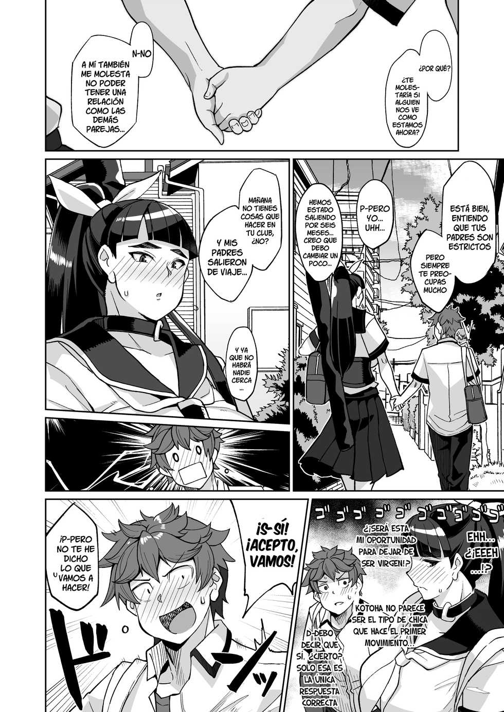 [Kuzunoha (Yumano Yuuki)] Kotoha no Aya Kare no Shiranai Honto no Kanojo [Spanish] [Lanerte] [Digital] - Page 5