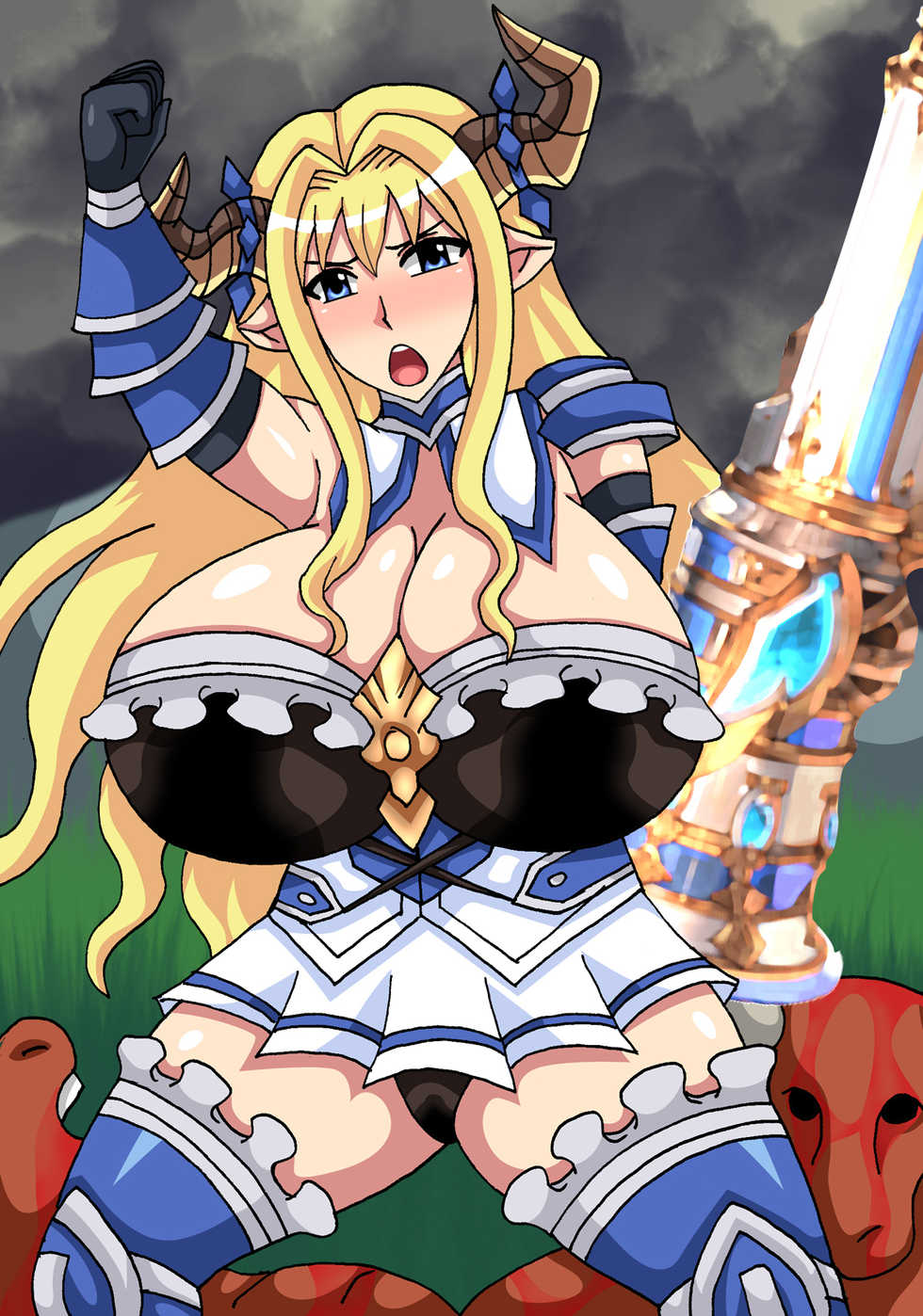 [Codename FANG] Busty and the Beast W - HORN(Y) WAR - Page 21