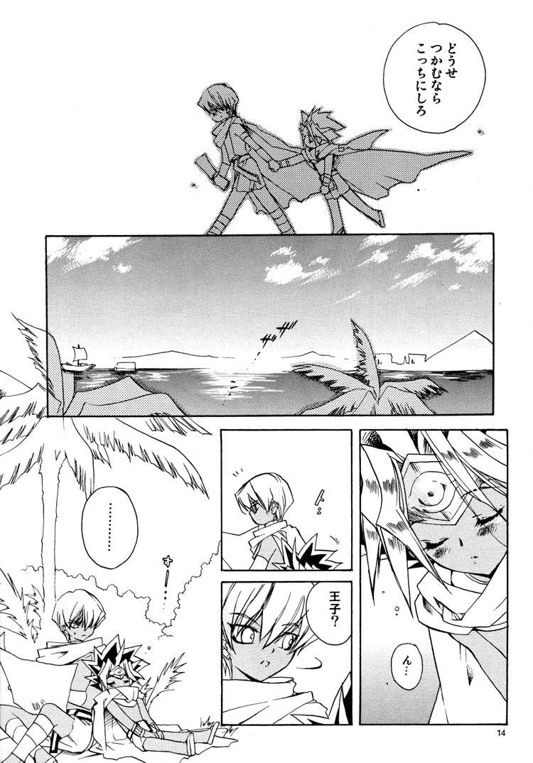 (ComiComi5) [Rapan (Himuro Shizuku)] Kinjirareta Asobi (Yu-Gi-Oh!) - Page 14