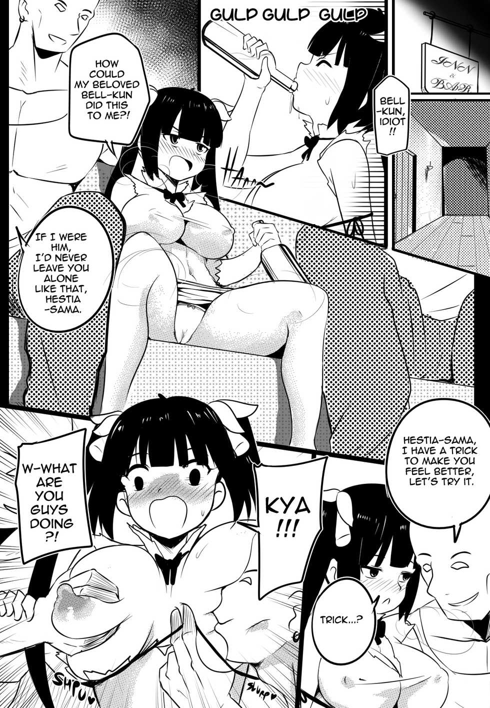 [Merkonig] B-Trayal 20 Hestia (dungeon ni deai o motomeru no wa machigatteiru darou ka) Part1  [English] - Page 6