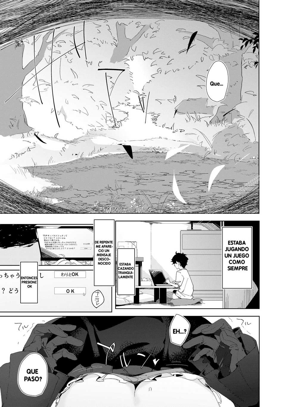 [Tempest (Uno Ryoku)] TS Neko Succubus-san wa Sakusei Nante Shitakunai! [Spanish] [KishiMikashi] [Digital] - Page 3