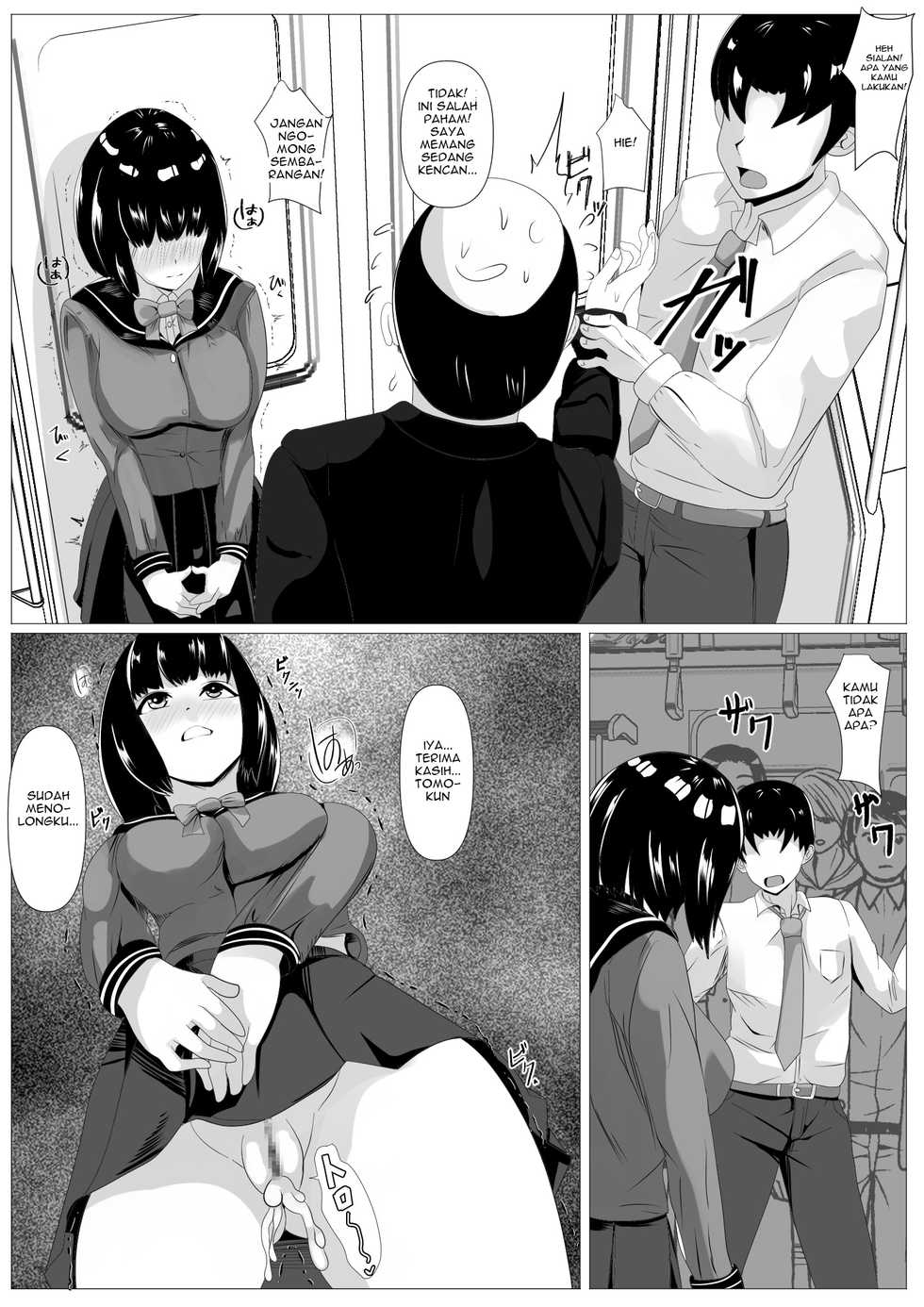 [Kemusi no Bansan Kai] Kokuhaku -Muteikou na Osananajimi- [Indonesia] [Gagak_Ireng] - Page 18