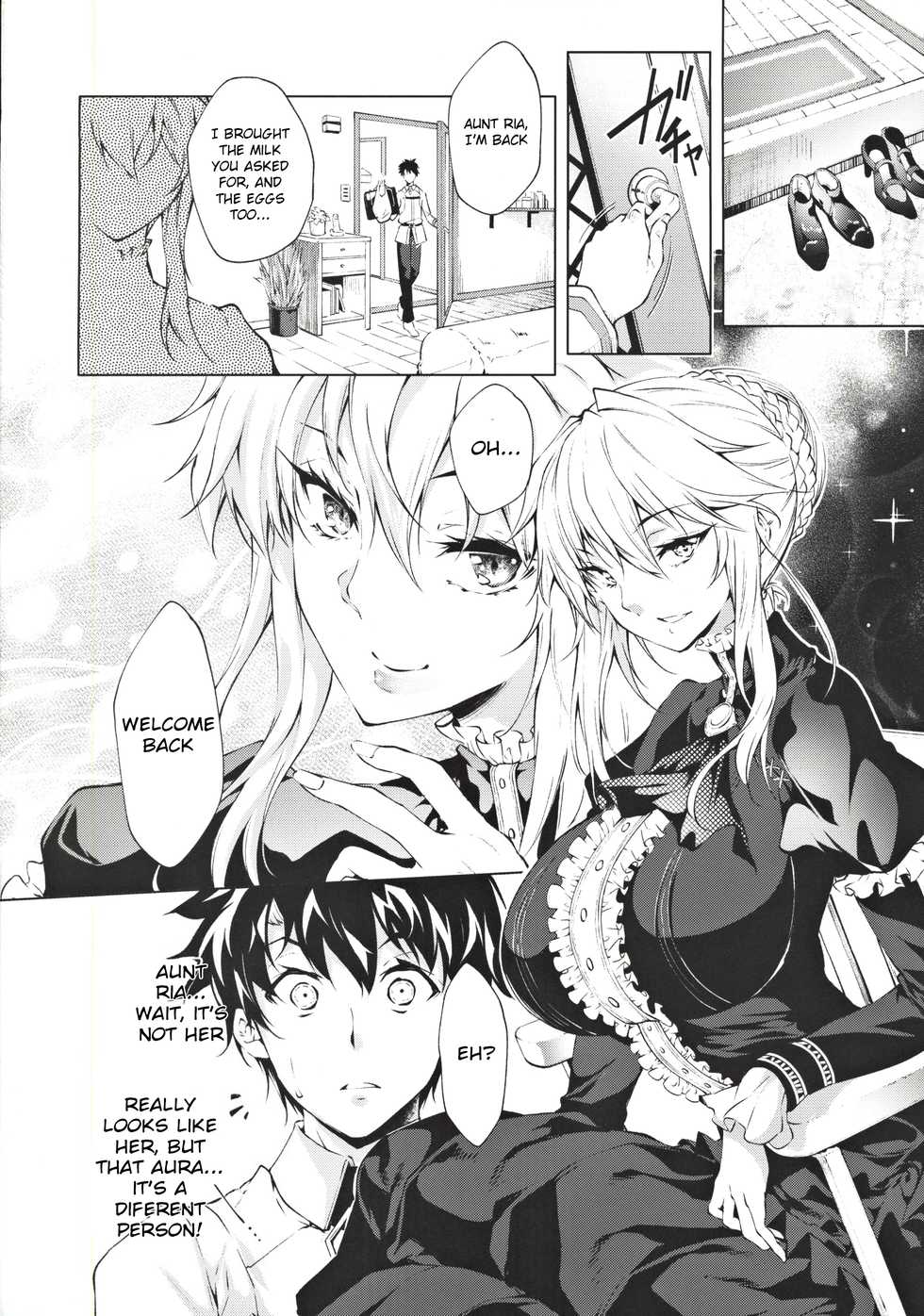 (C97) [Jet-Black Baselarde (Kuno Touya)] Pendra Shimai no Seijijou | The Pendragon twin sisters' sexual situation (Fate/Grand Order) [English] [Mecte] - Page 3