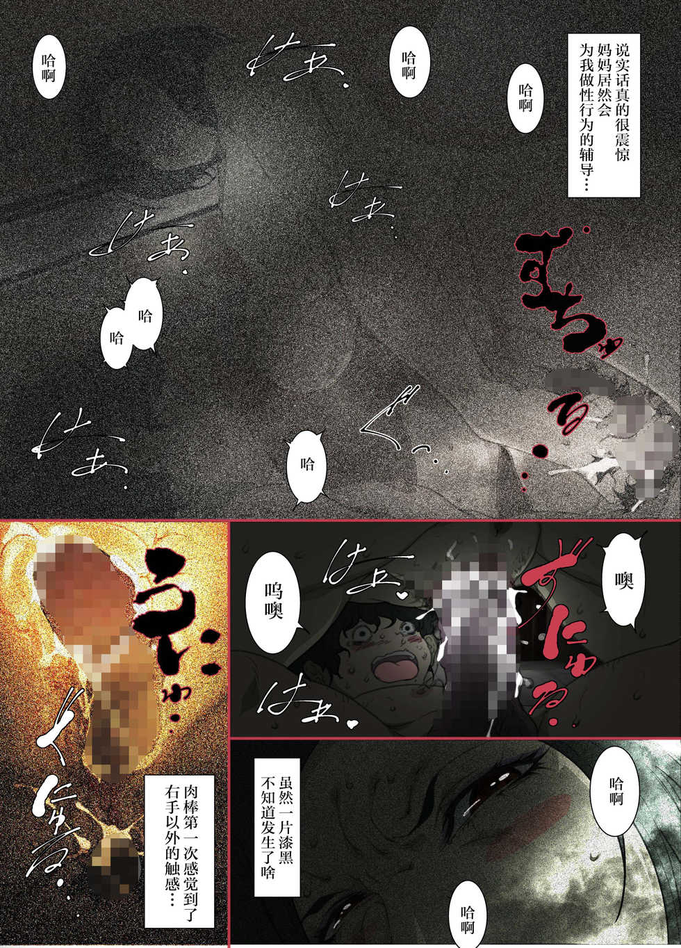 [JUNK Center Kameyoko Bldg] Kittsui Seikaku no Kyouiku Mama ga, Jukenki Nomi Kurayami no Naka Nomi to Iu Jouken de Musuko no Sex Dairizuma o Tsutomeru Hanashi. [Chinese] [不可视汉化] - Page 15