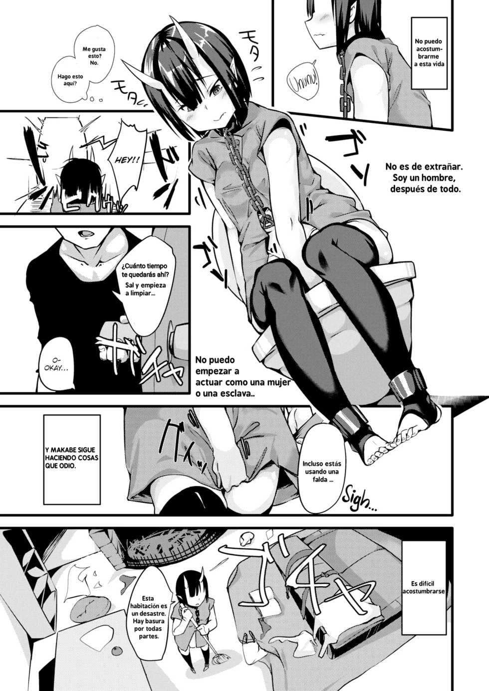 [TSF no F (Uno Ryoku)] Mio TS Dorei Oni [Spanish] [KishiMikashi] - Page 16
