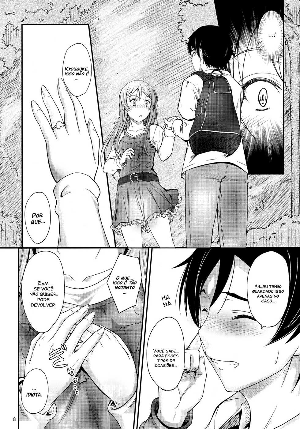 (C84) [Junk Box (Mutsuki)] Honkakuteki ni Ani to Musubareru you ni Shimukete Mimashita (Ore no Imouto ga Konna ni Kawaii Wake ga Nai) [Portuguese-BR] - Page 7