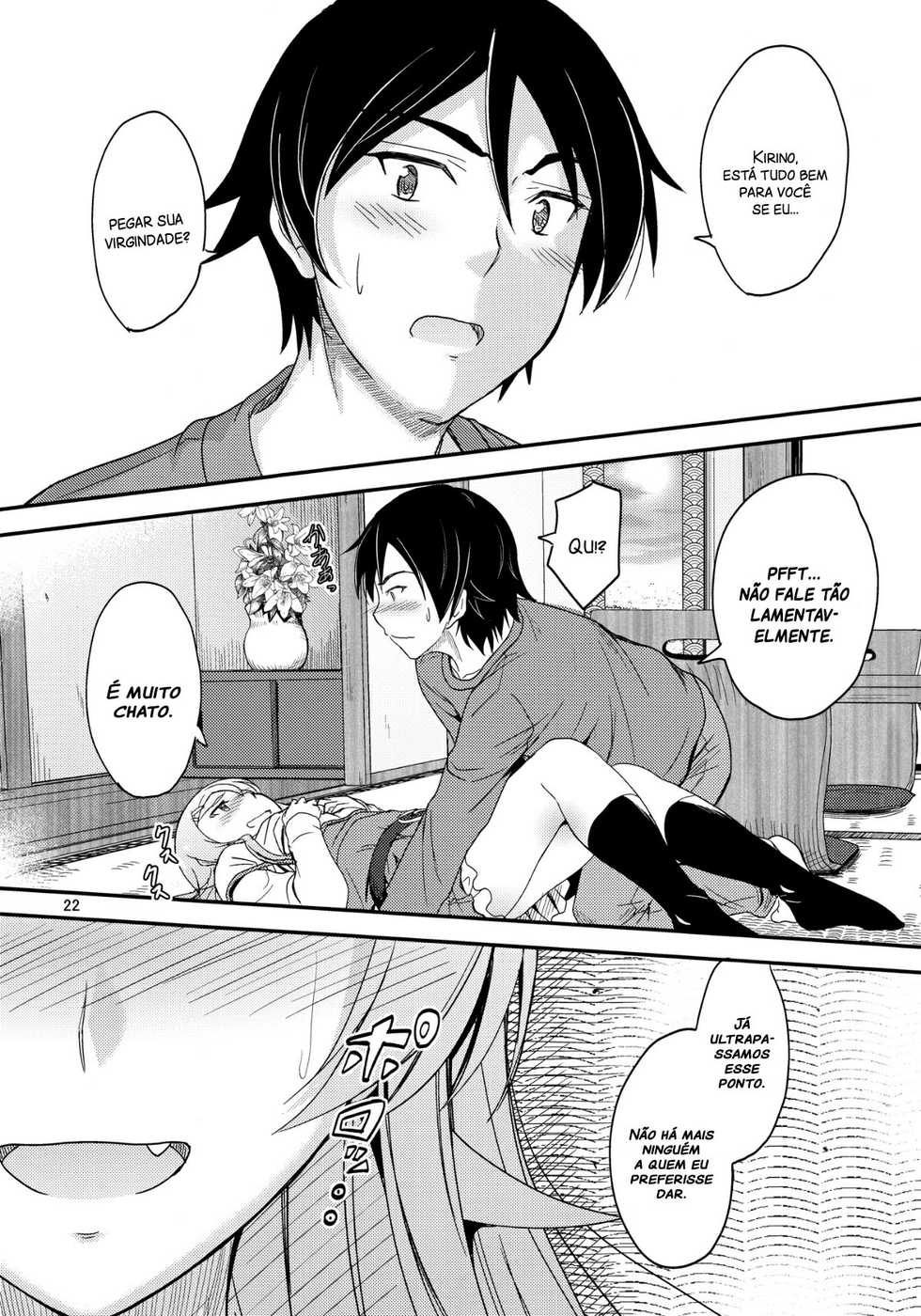 (C84) [Junk Box (Mutsuki)] Honkakuteki ni Ani to Musubareru you ni Shimukete Mimashita (Ore no Imouto ga Konna ni Kawaii Wake ga Nai) [Portuguese-BR] - Page 21
