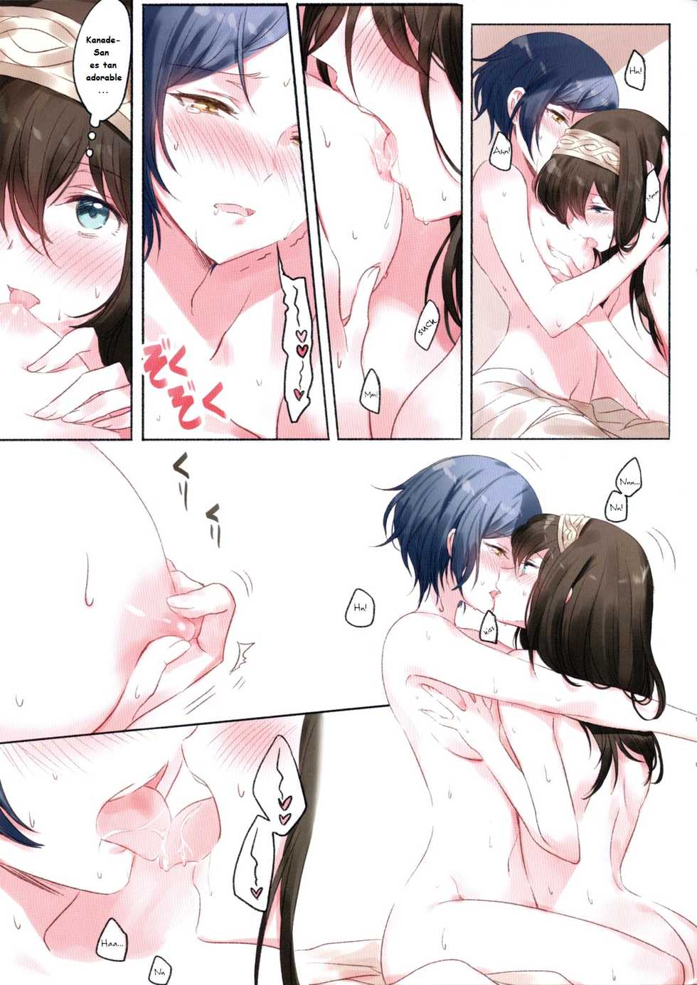 (Utahime Teien 14) [Tsuki no Uragawa (Romi)] LoveHo Iku KanaFumi (THE IDOLM@STER CINDERELLA GIRLS) [Spanish] [Nekomi Fans] - Page 6