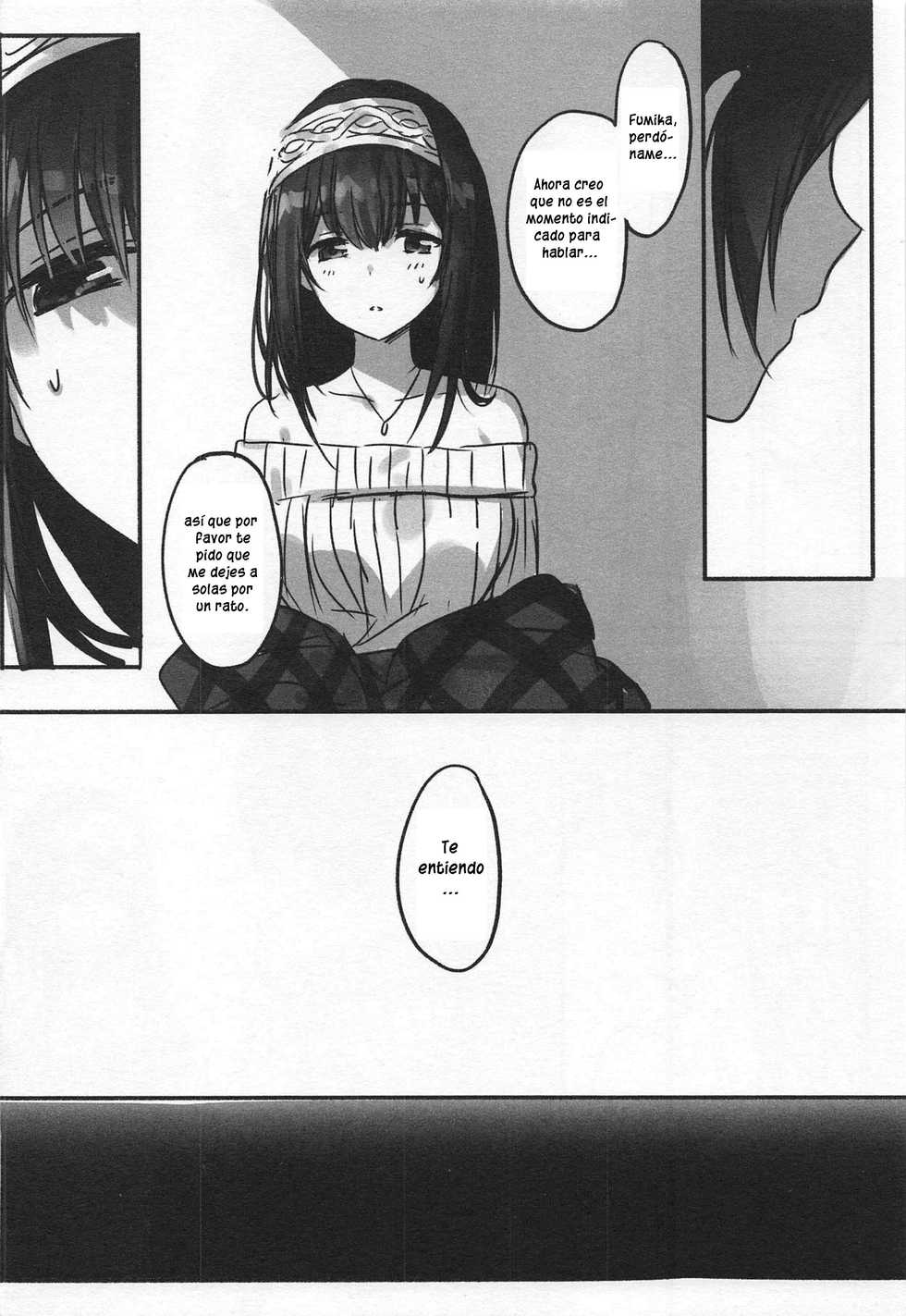 (Cool Star Festiv@l 02) [Tsuki no Uragawa (Romi)] Kanade-san, Yobai Shite mo Yoroshii desu ka? (THE IDOLM@STER CINDERELLA GIRLS) [Spanish] [Nekomi Fans] - Page 3