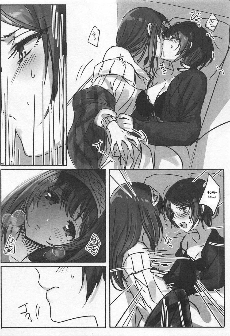 (Cool Star Festiv@l 02) [Tsuki no Uragawa (Romi)] Kanade-san, Yobai Shite mo Yoroshii desu ka? (THE IDOLM@STER CINDERELLA GIRLS) [Spanish] [Nekomi Fans] - Page 7