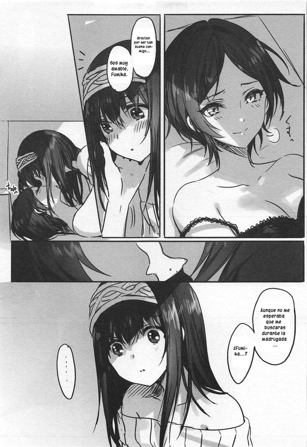 (Cool Star Festiv@l 02) [Tsuki no Uragawa (Romi)] Kanade-san, Yobai Shite mo Yoroshii desu ka? (THE IDOLM@STER CINDERELLA GIRLS) [Spanish] [Nekomi Fans] - Page 16