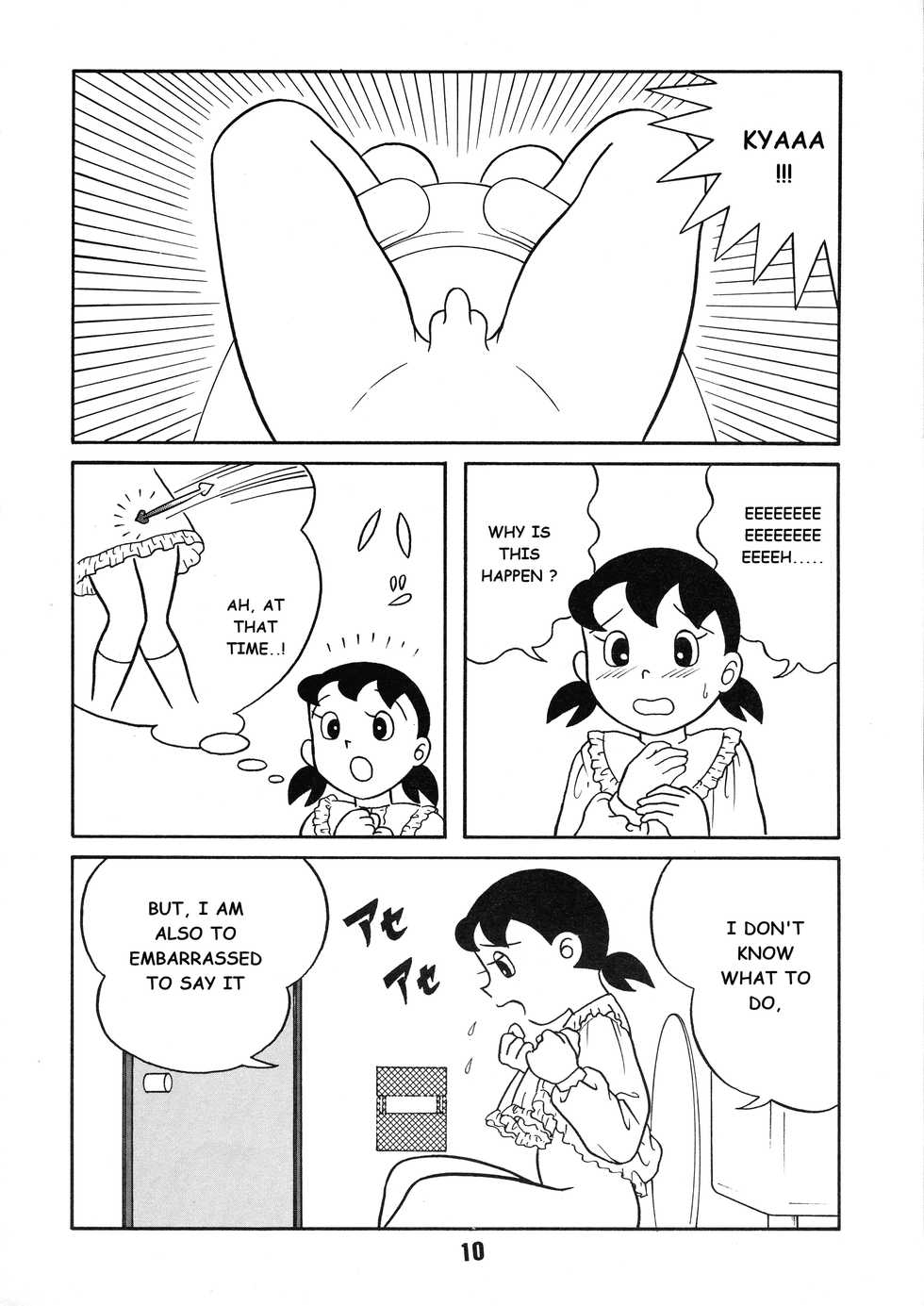 [TWIN TAIL (Inseki 3 Gou, Mimori Akira, Sen Fuji Kaiko)] Chonchorin (Doraemon) [English] - Page 10