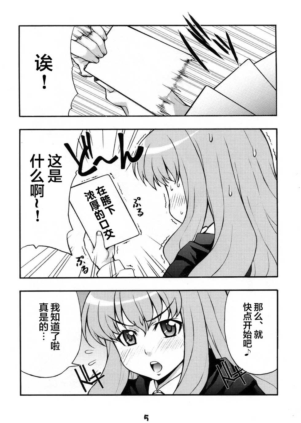 (C72) [Mix Fry (Takurou)] Louisem (Zero no Tsukaima) [Chinese] [翻车汉化组] - Page 4