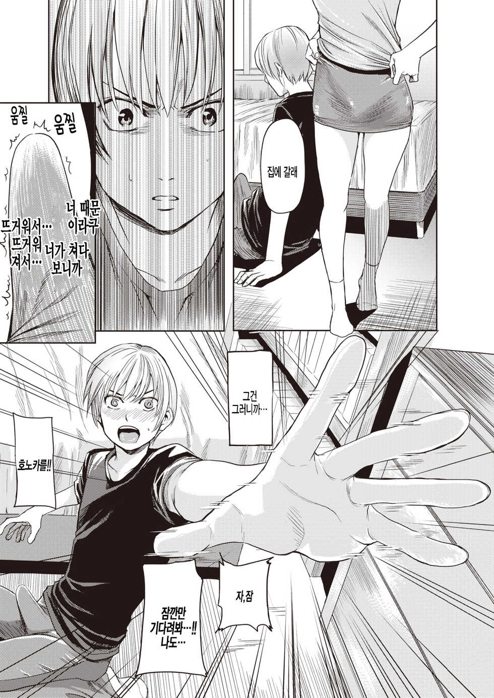 [Yokoshima Nikki] Honoka no Seiyoku Tanbouki #1 (WEEKLY Kairakuten Vol. 31) [Korean] [팀 털난보리] - Page 9