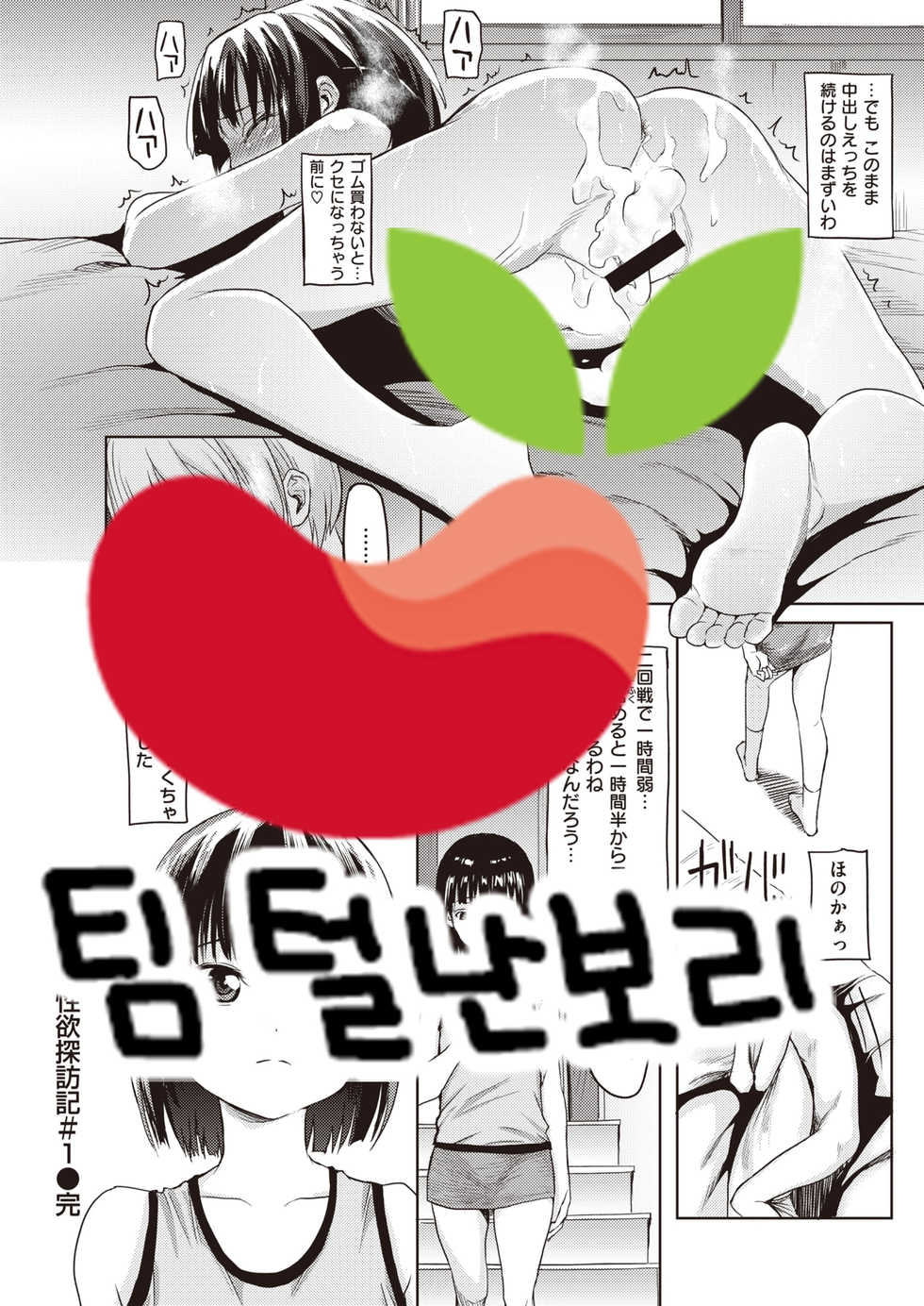 [Yokoshima Nikki] Honoka no Seiyoku Tanbouki #1 (WEEKLY Kairakuten Vol. 31) [Korean] [팀 털난보리] - Page 23