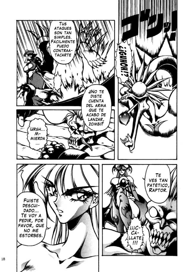 [Yuriai Kojinshi Kai (Yuri Ai, Hasebe Kazunari)] The Heat Three (Darkstalkers) [Spanish] - Page 16