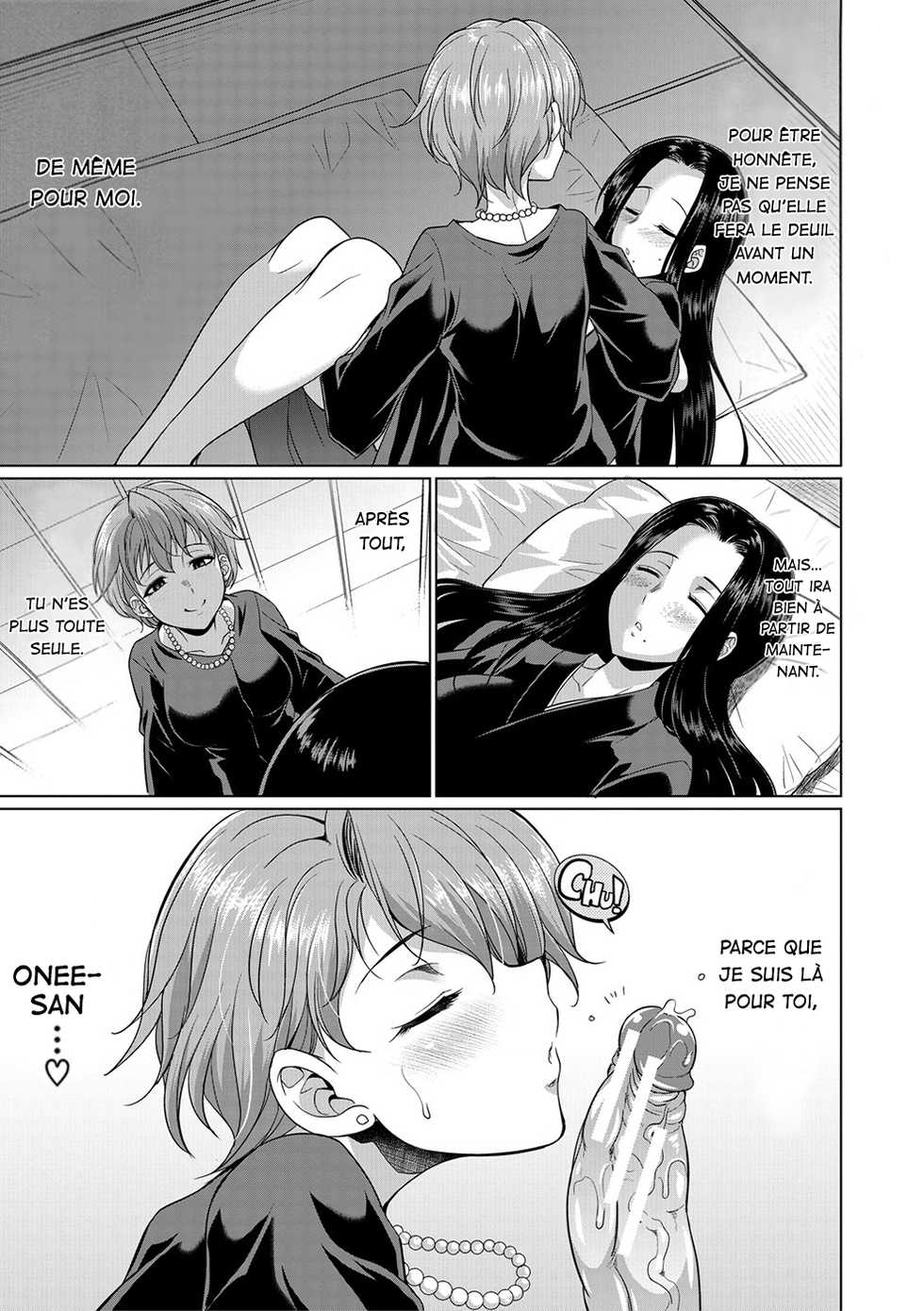 [Gekka Kaguya] Shimai no Kankei | The Relationship of the Sisters-in-Law (Bengoshi -> Futanari -> Namahaishin) [French] [La Sainte perv'] [Digital] - Page 37