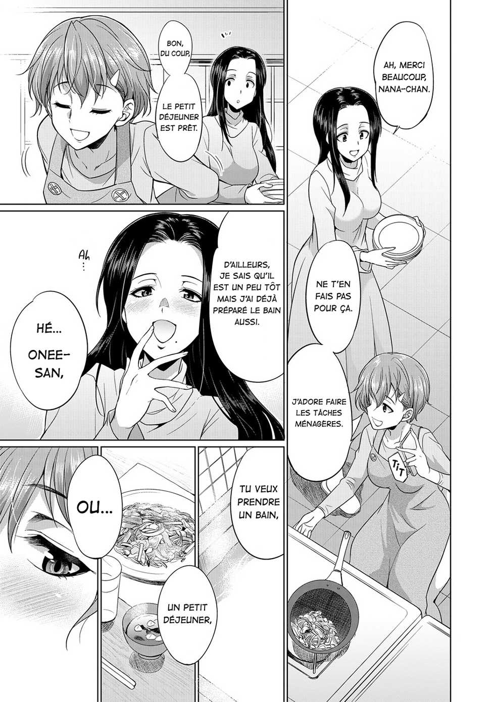[Gekka Kaguya] Shimai no Kankei | The Relationship of the Sisters-in-Law (Bengoshi -> Futanari -> Namahaishin) [French] [La Sainte perv'] [Digital] - Page 39