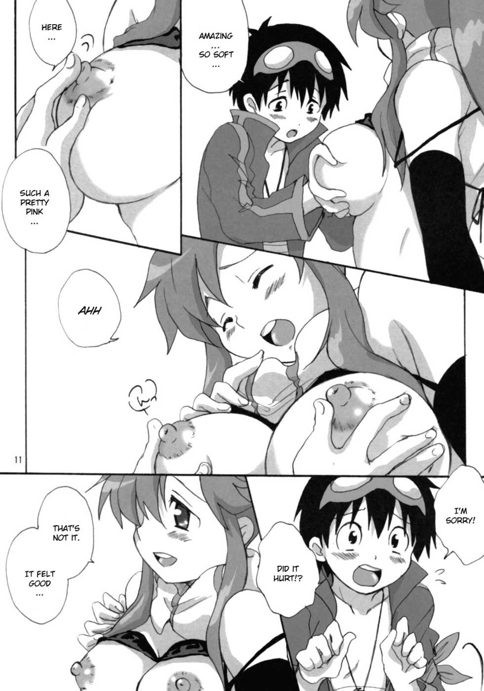 (SC36) [Heppoko Drill (Soguni Mana)] Yokoshimo na Kimochi | Yoko and Simon's feelings (Tengen Toppa Gurren Lagann) [English] {Exo Subs} - Page 10