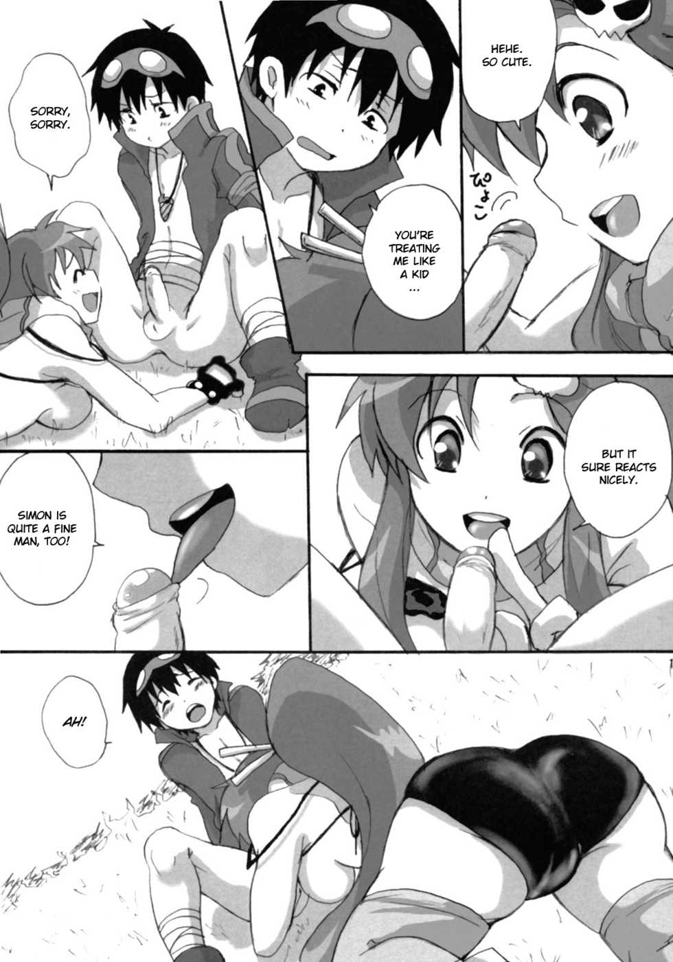 (SC36) [Heppoko Drill (Soguni Mana)] Yokoshimo na Kimochi | Yoko and Simon's feelings (Tengen Toppa Gurren Lagann) [English] {Exo Subs} - Page 14