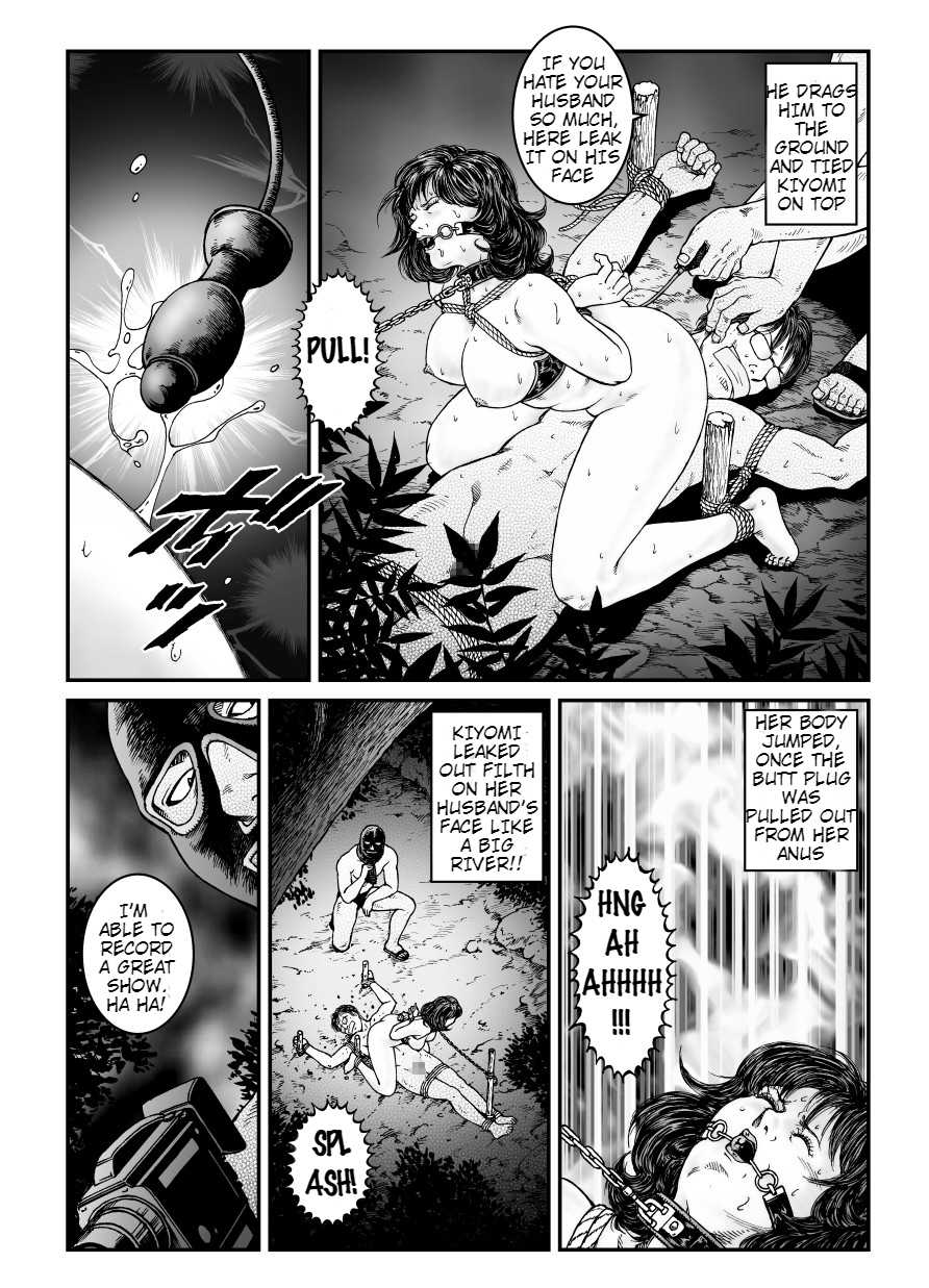 Showa Hunting! Slutty Woman Punisher Tetsuo 4 - Abducted Couple Training!! [English] - Page 18