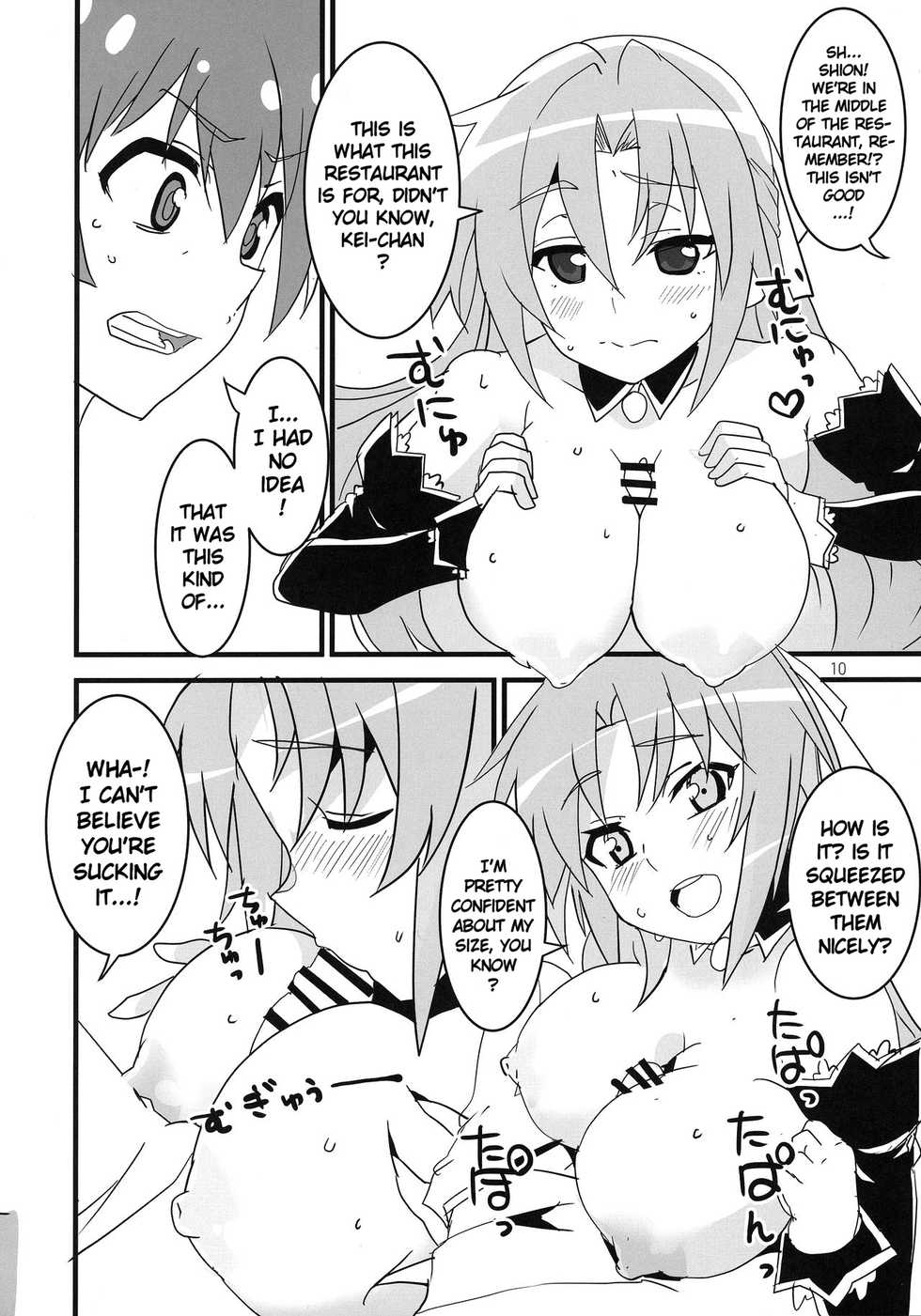 (AC2) [Blue Mage (Aoi Manabu)] Sanjou Gattai Higurashi GO! (Higurashi no Naku Koro ni) [English] [Keye Necktire] - Page 9