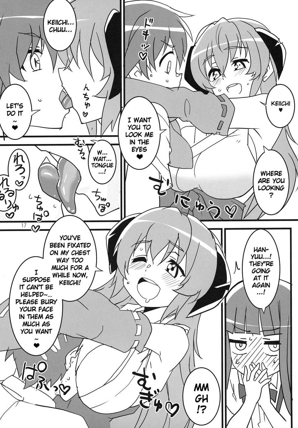 (AC2) [Blue Mage (Aoi Manabu)] Sanjou Gattai Higurashi GO! (Higurashi no Naku Koro ni) [English] [Keye Necktire] - Page 16