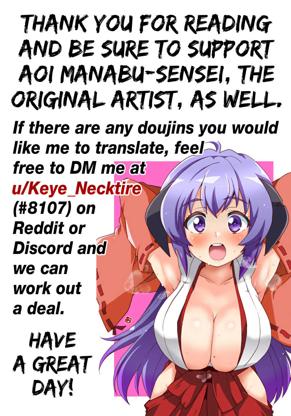 (AC2) [Blue Mage (Aoi Manabu)] Sanjou Gattai Higurashi GO! (Higurashi no Naku Koro ni) [English] [Keye Necktire] - Page 21