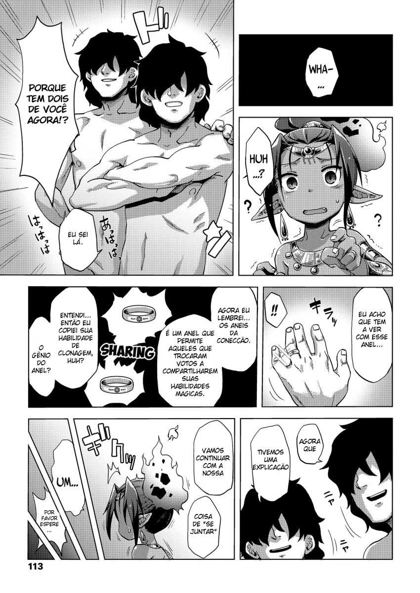 [Uchuu Ika] Lamp de Majin de Hikikomori | A Genie and a Hikikomori in the Lamp (Towako 8) [Portuguese-BR] [Sugiora] [Digital] - Page 19