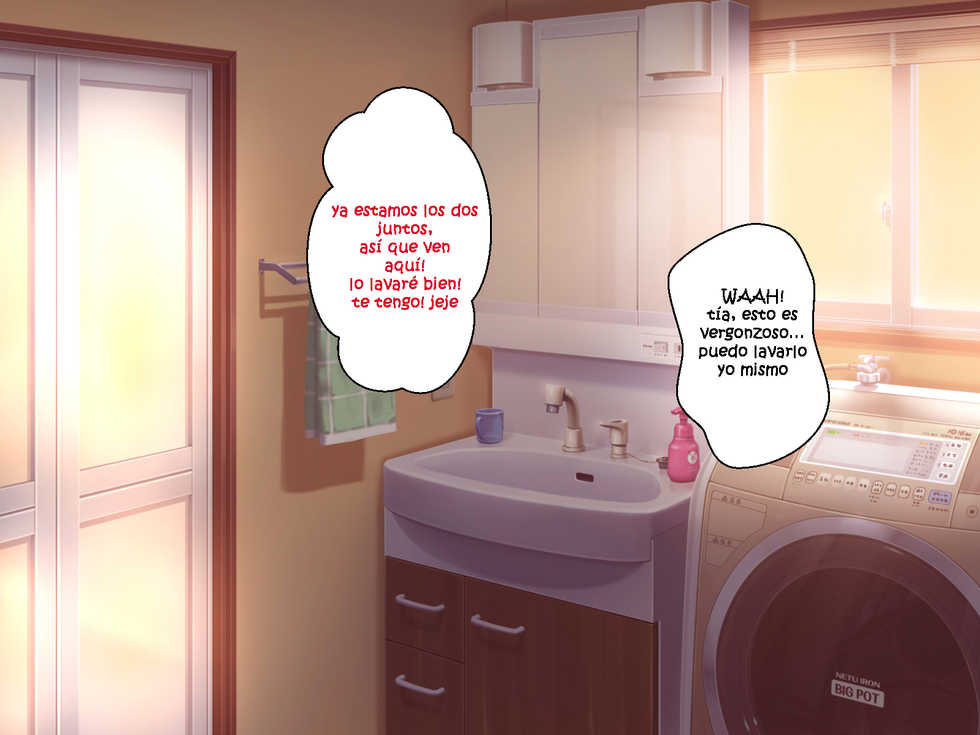 [Hot Mikan (Kishimen)] Single Mother no Oba-san to no Icha Love Junyuu Koubi wa Mechakucha Kimochi Ii | ¡Besarme Con Mi Tía Que Es Madre Soltera Y Amamanta, Se Siente Muy Bien! [Spanish] [Konshi Sokan Translation] - Page 16