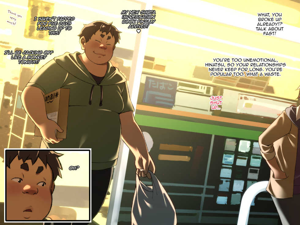 [Hinahara Yashiki (Hinahara Hajime)] [Mesu Ochi♂] Kane de Katta Furyou Danshi o Haramaseru [English] [mysterymeat3] - Page 4