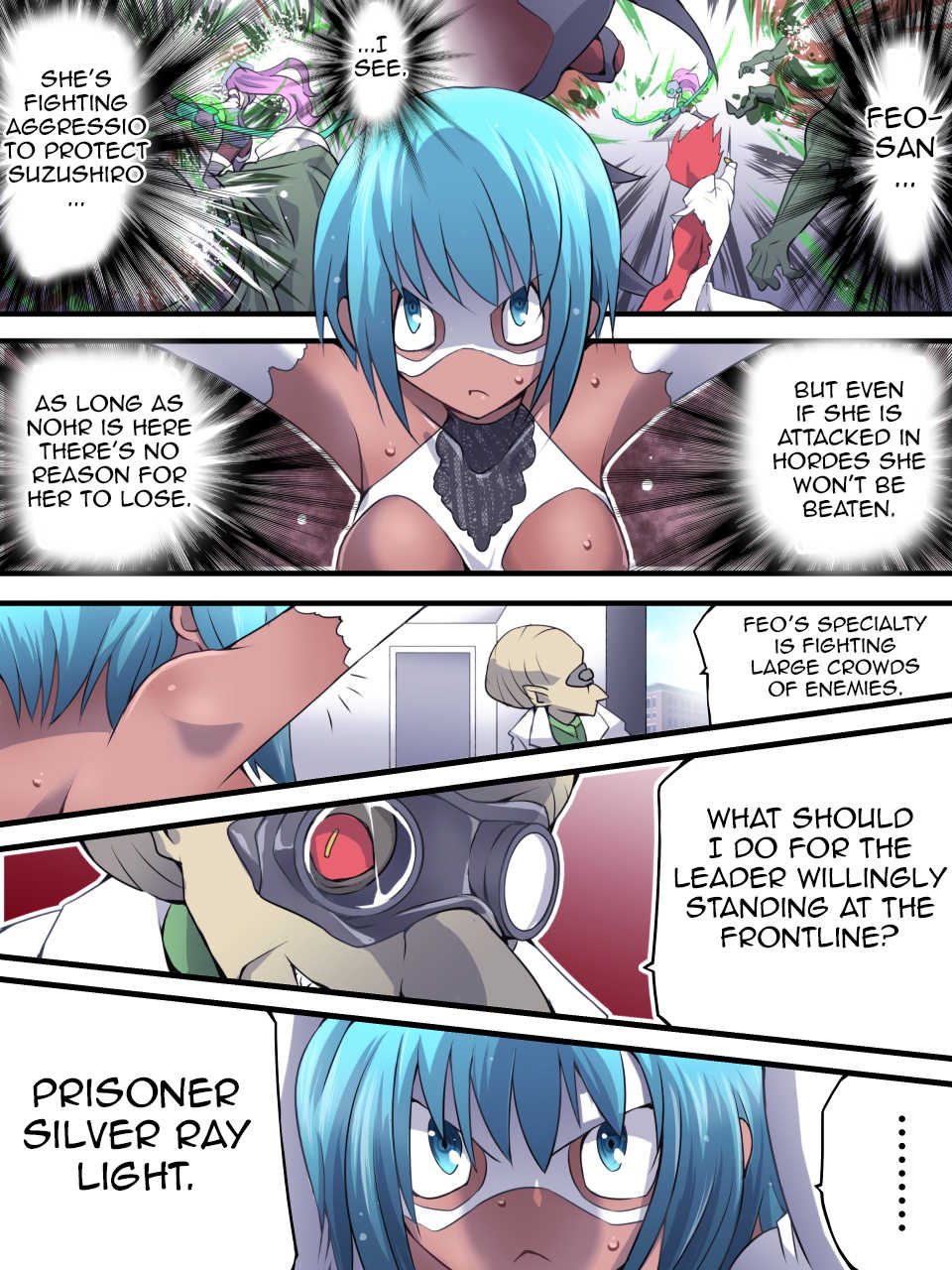 [Atelier Hachifukuan] Superheroine Yuukai Ryoujoku 9 -  Superheroine in Distress - Feo-Jio [English] [Harasho Project] - Page 10