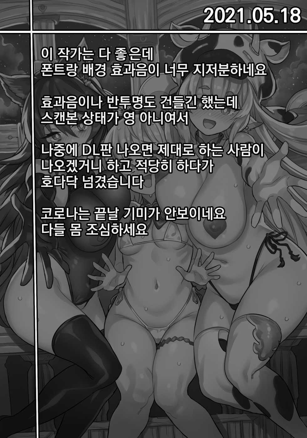 (AC3) [Mimoneland (Mimonel)] Nakama to Issen Koechau Hon ~Grablu Hen 6~ | 동료와 선을 넘어버리는 책 ~그랑블루 편 6~ (Granblue Fantasy) [Korean] - Page 28