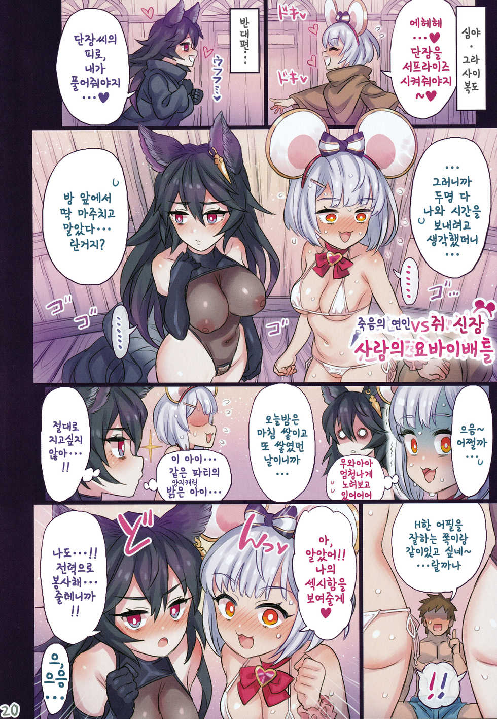 (AC3) [Mimoneland (Mimonel)] Nakama to Issen Koechau Hon ~Grablu Hen 6~ | 동료와 선을 넘어버리는 책 ~그랑블루 편 6~ (Granblue Fantasy) [Korean] - Page 19