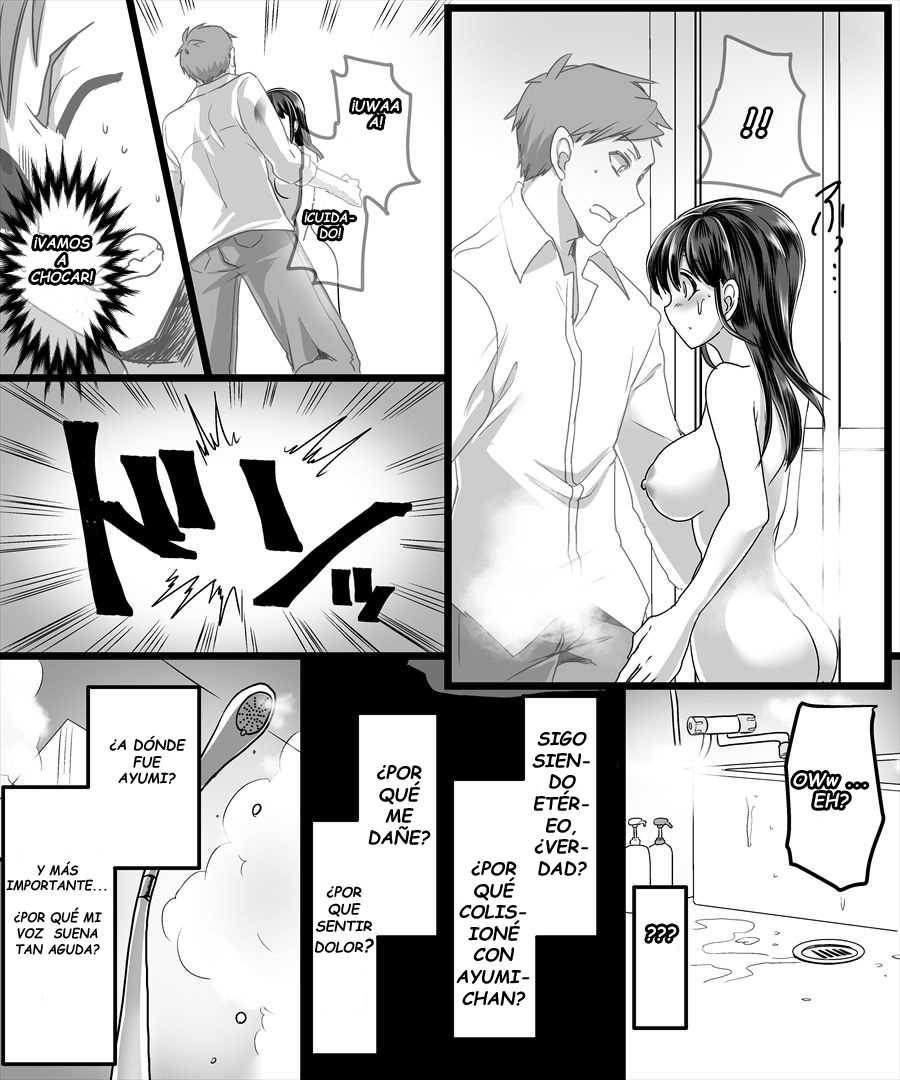 [TSF Mousou Chikusekijo (Minaduki Nanana, Kouji)] Yuutai no Mahoujin ~Anoko ni Hyoui Shite Kanojo to XXX~ [Spanish][GenderBender Scans] - Page 8