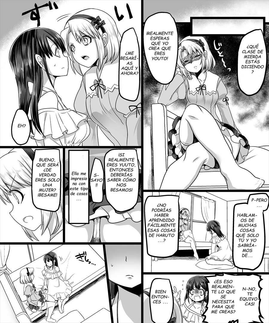 [TSF Mousou Chikusekijo (Minaduki Nanana, Kouji)] Yuutai no Mahoujin ~Anoko ni Hyoui Shite Kanojo to XXX~ [Spanish][GenderBender Scans] - Page 19