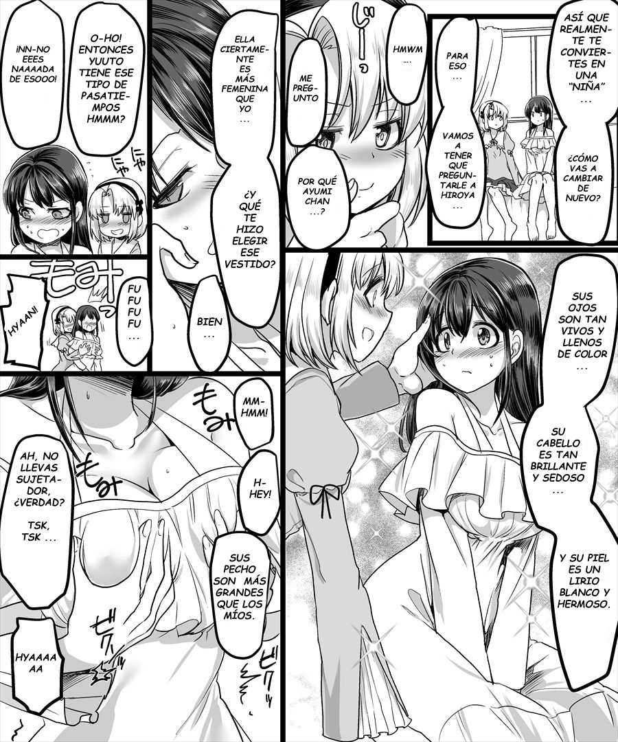 [TSF Mousou Chikusekijo (Minaduki Nanana, Kouji)] Yuutai no Mahoujin ~Anoko ni Hyoui Shite Kanojo to XXX~ [Spanish][GenderBender Scans] - Page 22