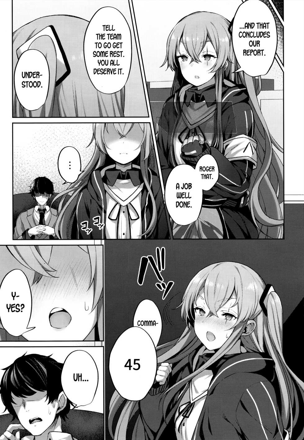 (C96) [Horumon Curry (Tobimura)] Shikikan no Sei dakara (Girls' Frontline) [English] [desudesu] - Page 5