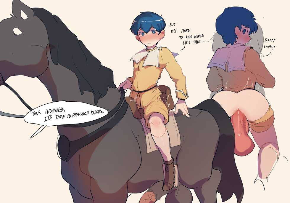 [ByeFrog] Little Prince Riding/Ridden by his Horse (Fire Emblem) - Page 1