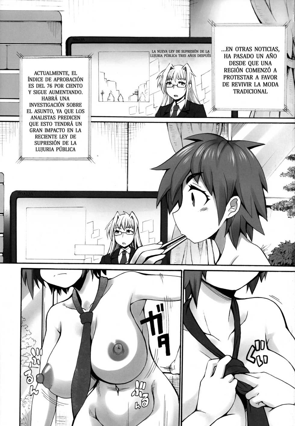 (C92) [Shimanto Seiryuu (Shimanto Youta)] Kono Sekai ni wa NB ga Iru [Spanish] - Page 3