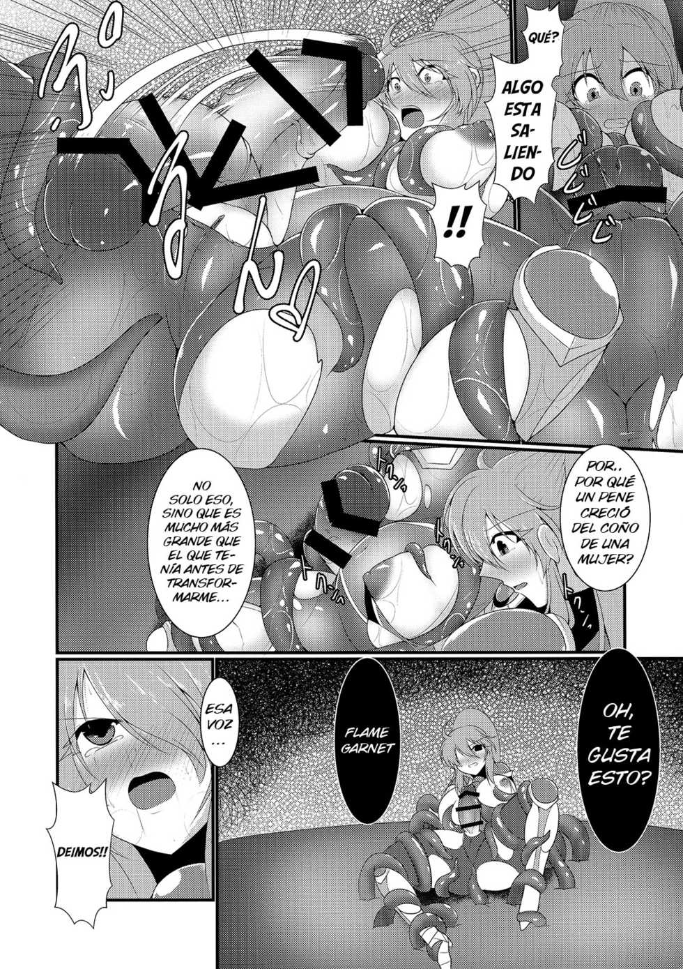 (Futaket 13.5) [Gekkou Tei (Seres Ryu)] Honoo no Senshi Flame Garnet | the flame warrior's flame garnet [Spanish][GenderBender Scans] - Page 16