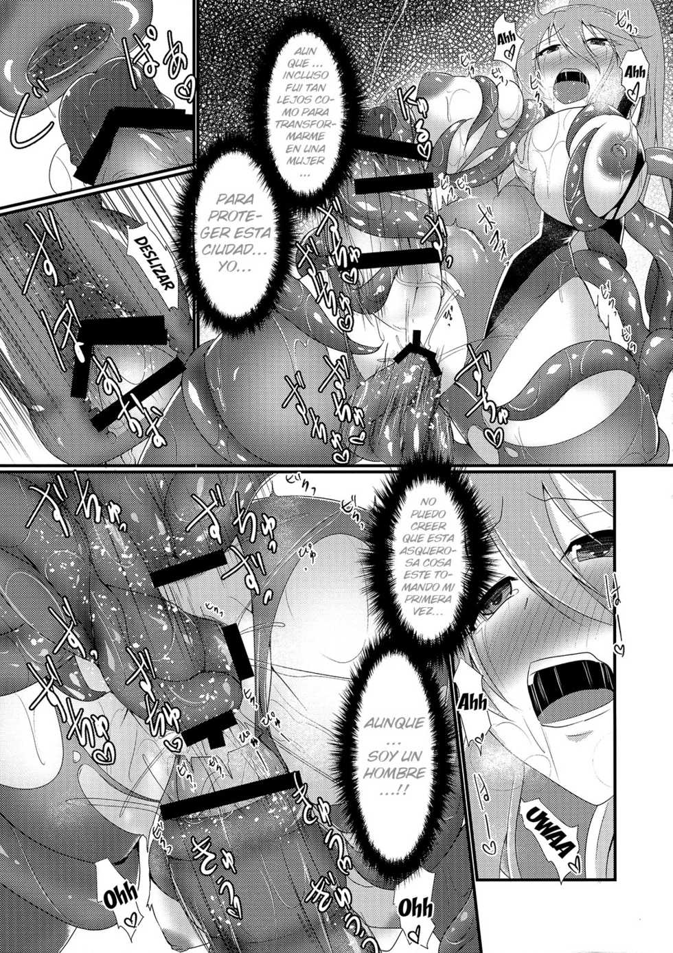 (Futaket 13.5) [Gekkou Tei (Seres Ryu)] Honoo no Senshi Flame Garnet | the flame warrior's flame garnet [Spanish][GenderBender Scans] - Page 19