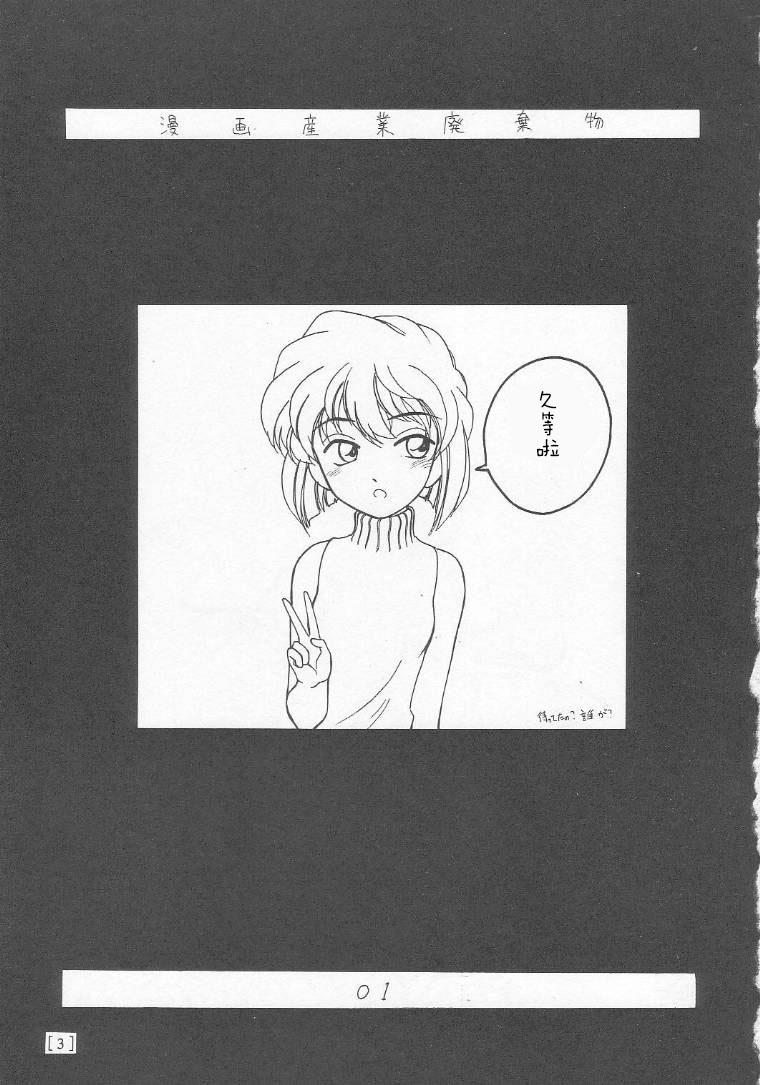 (C58) [Joshinzoku (Bienchan, Wanyanaguda)] Manga Sangyou Haikibutsu 01 (Detective Conan) [Chinese] [不可视汉化] - Page 3