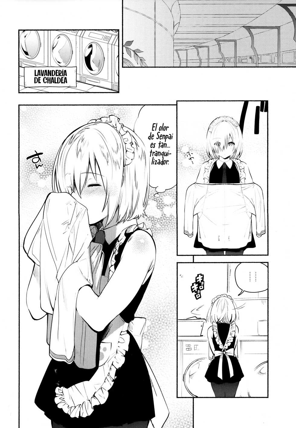 (C93) [Yuzuya (Yuzuha)] Kouhai Maid ga Osewa o Shite Kureru You desu (Fate/Grand Order) [Spanish] [UH12] - Page 7