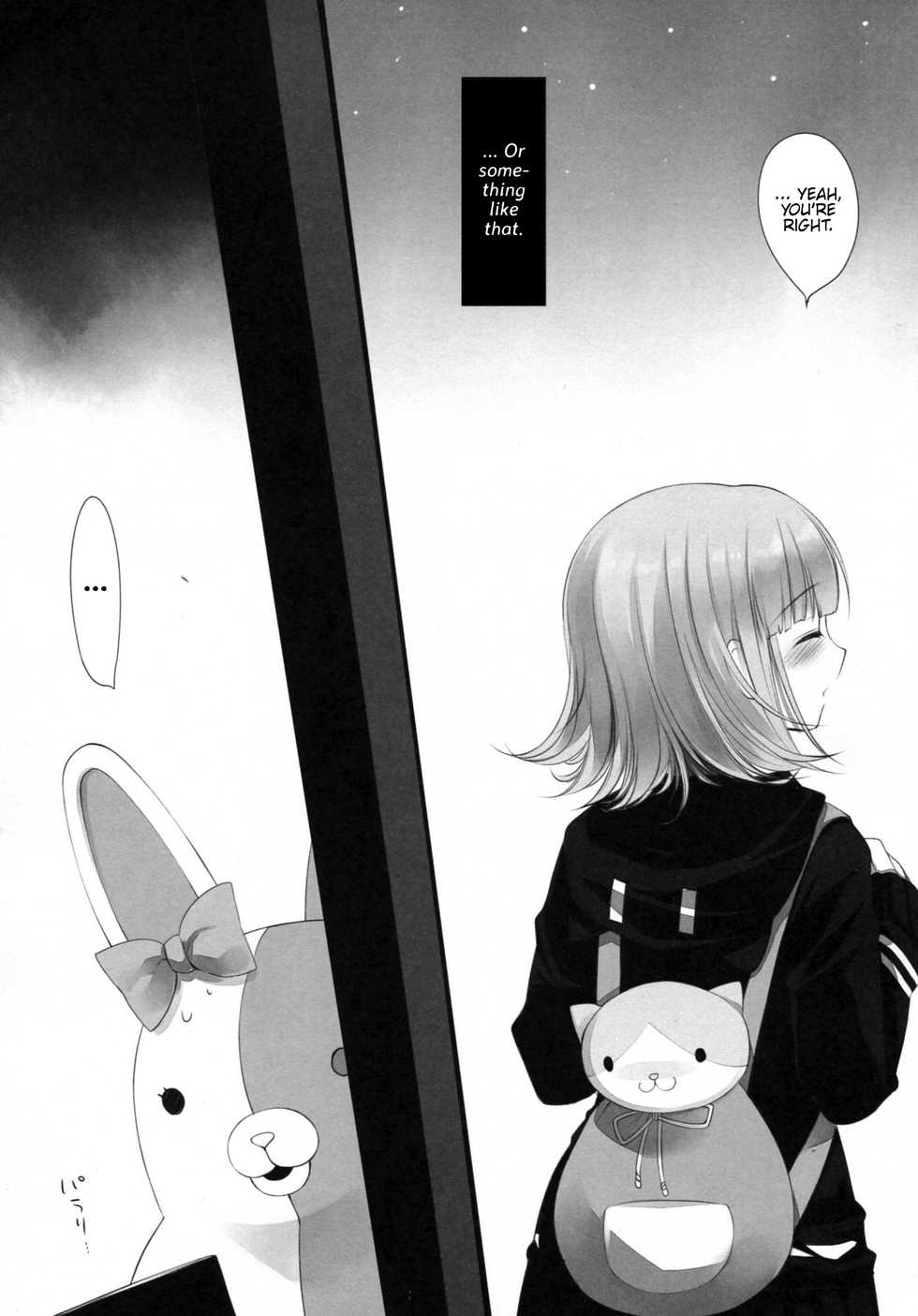 (SC57) [CHRONOLOG, D.N.A.Lab. (Sakurazawa Izumi, Miyasu Risa)] HappyEndroll (Super Danganronpa 2) [English] {Hennojin} - Page 18
