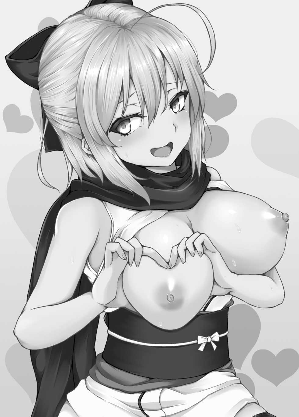 [Futabatei (Hitotsuba)] Okita-san wa Osewa Shitagari Onee-chan (Fate/Grand Order) [Chinese] [黎欧x新桥月白日语社汉化] [Digital] - Page 2