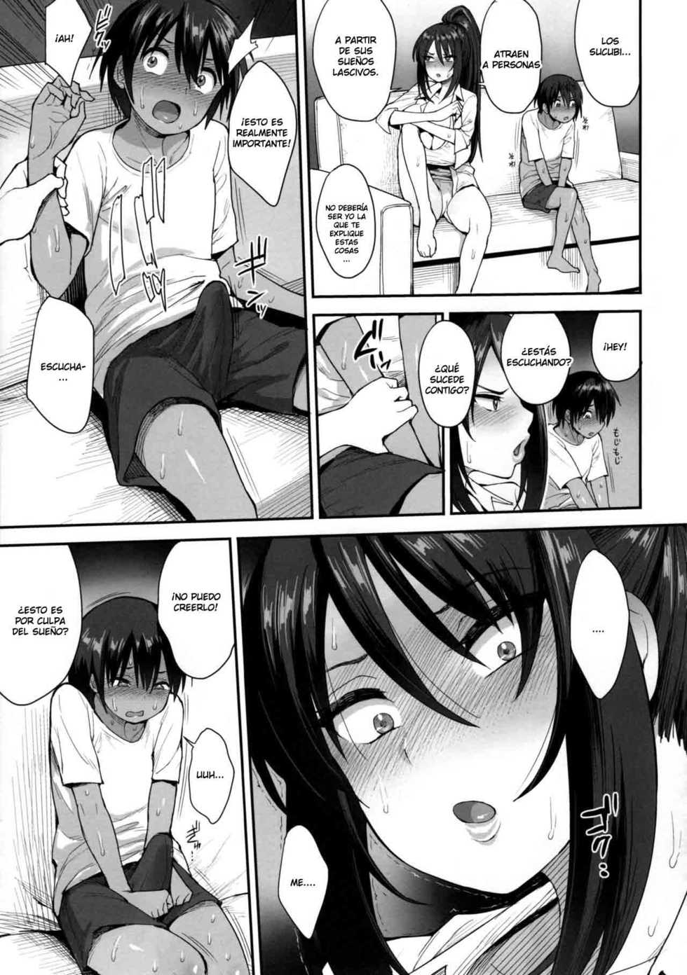 (C95) [Mousou Deguchi (Unou)] Succubus no Rinjin 2 [Spanish] [Union Anime] - Page 18