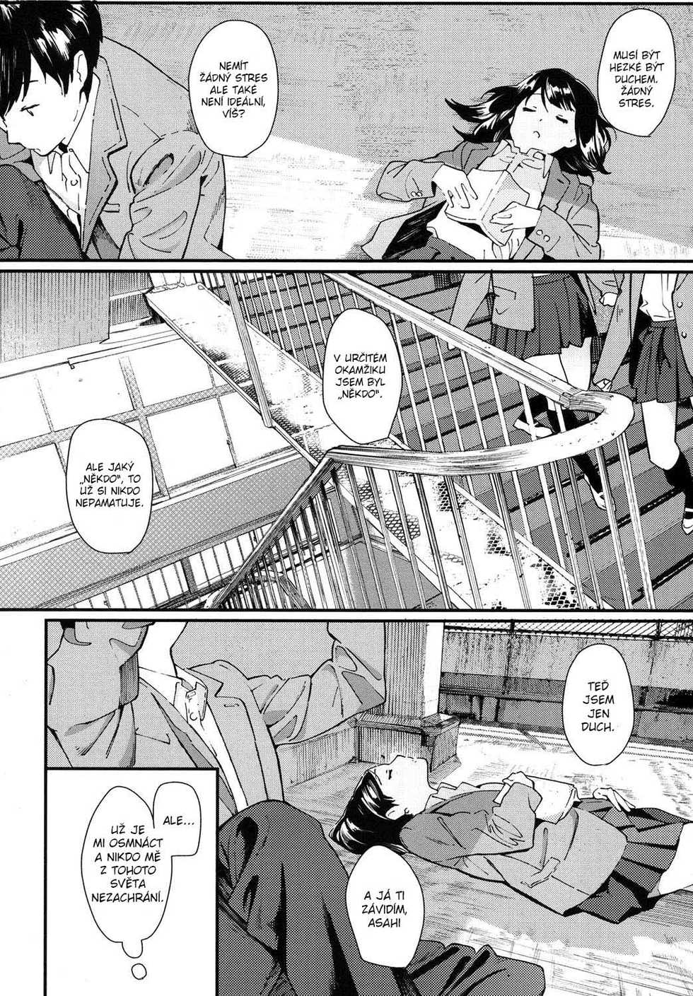 [Natsume Tsuna] Hijitsuzai Shounen Shoujo | False Reality, Boy & Girl (COMIC Koh 2017-10) [Czech] [Heart♥] [Digital] - Page 6