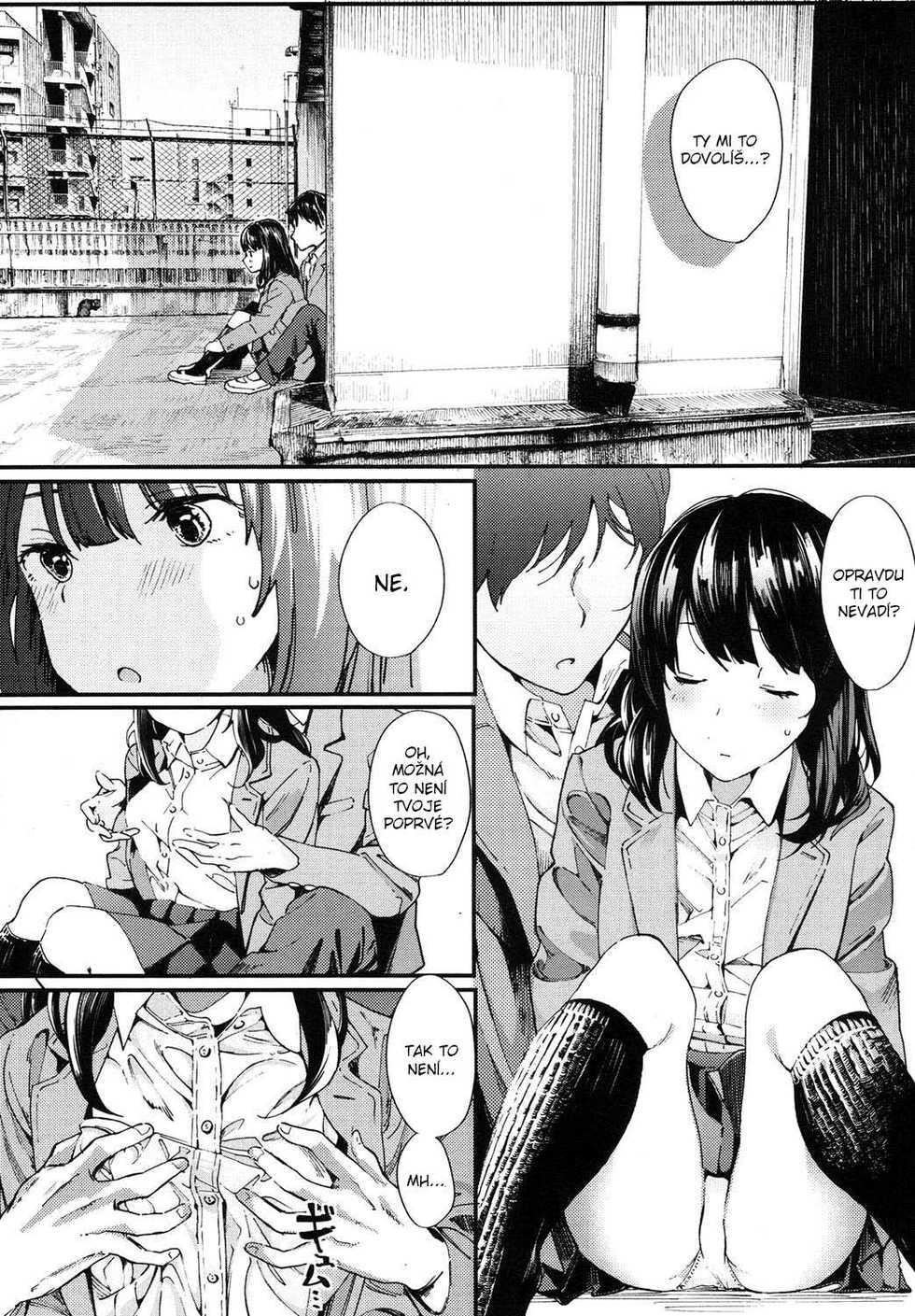 [Natsume Tsuna] Hijitsuzai Shounen Shoujo | False Reality, Boy & Girl (COMIC Koh 2017-10) [Czech] [Heart♥] [Digital] - Page 8